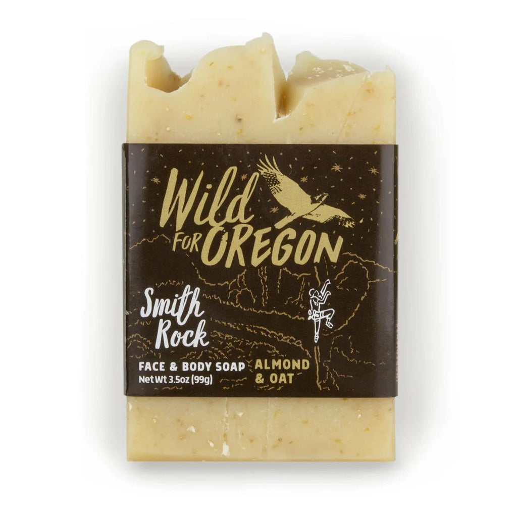 Wild For Oregon Smith Rock Almond and Oat Face and Body Soap 3.5oz NWFG - Wild For Oregon