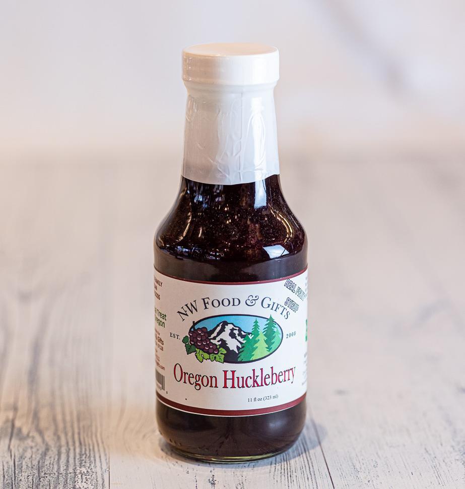 NW Signature Huckleberry Syrup 11 fl oz NW Food and Gifts