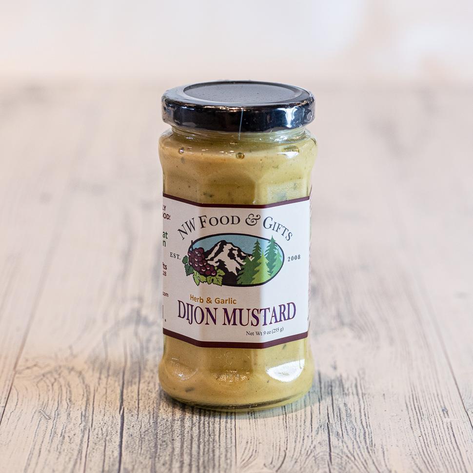 NW Signature Herb & Garlic Dijon Mustard 9oz NW Food and Gifts