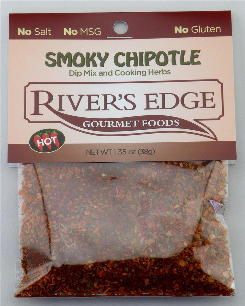 Rivers Edge Smoky Chipotle Dip Mix 1.35oz NWFG - Rivers Edge Gourmet Foods