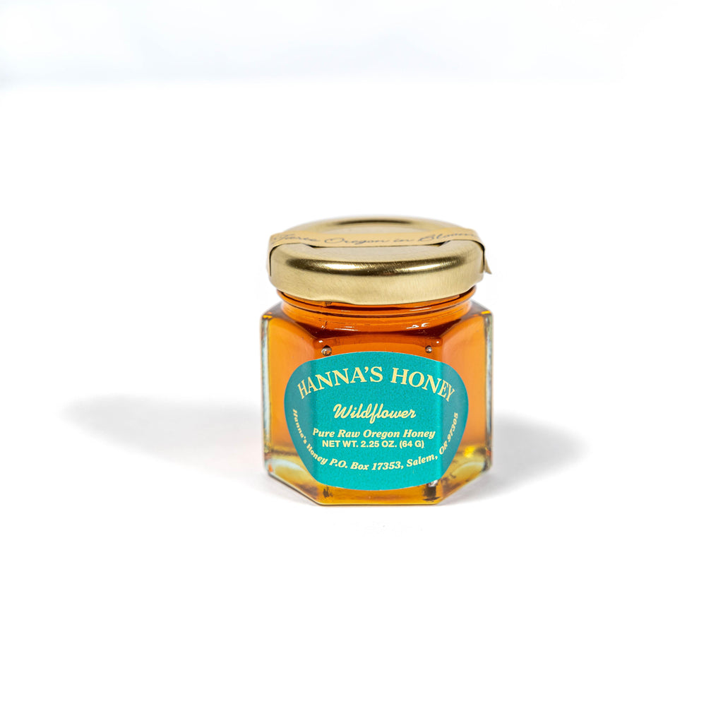 Hanna's Honey Wildflower Honey 2.25oz NWFG - Hanna's Honey