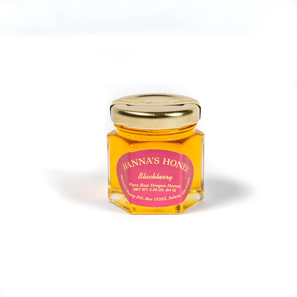Hanna's Honey Blackberry Honey 2.25oz NWFG - Hanna's Honey