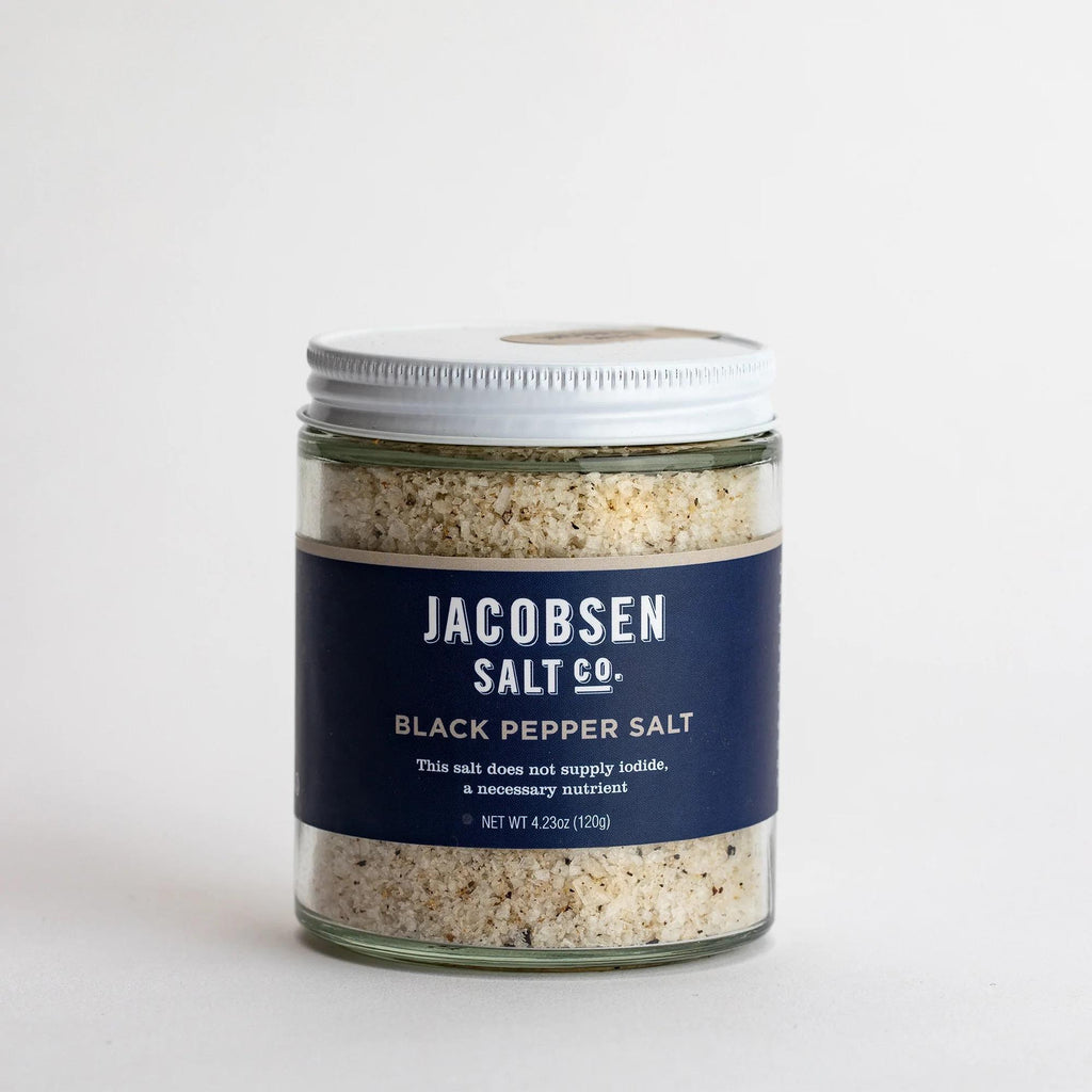 Jacobsen Salt Co Black Pepper Salt 4.23oz NWFG - Jacobsen LLC