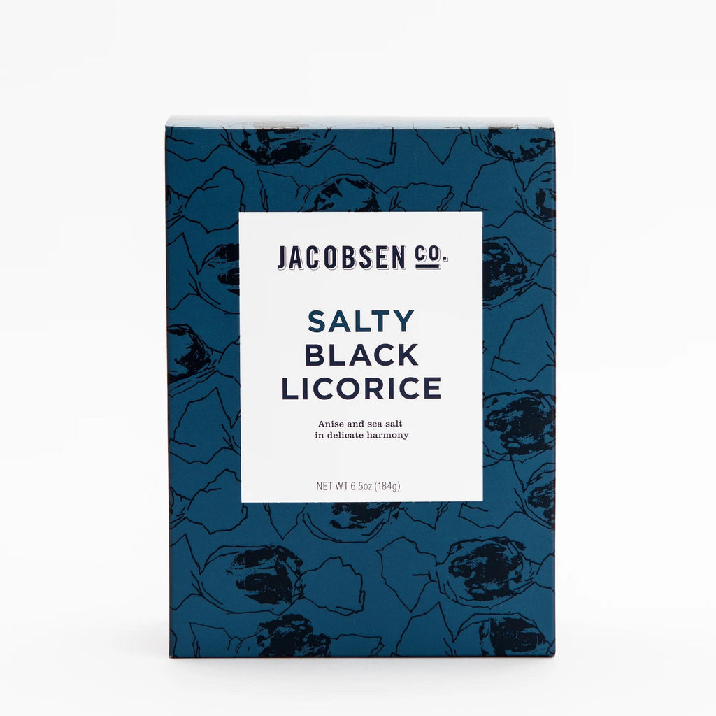 Jacobsen Salt Co Salty Black Licorice 6.5oz NWFG - Jacobsen LLC
