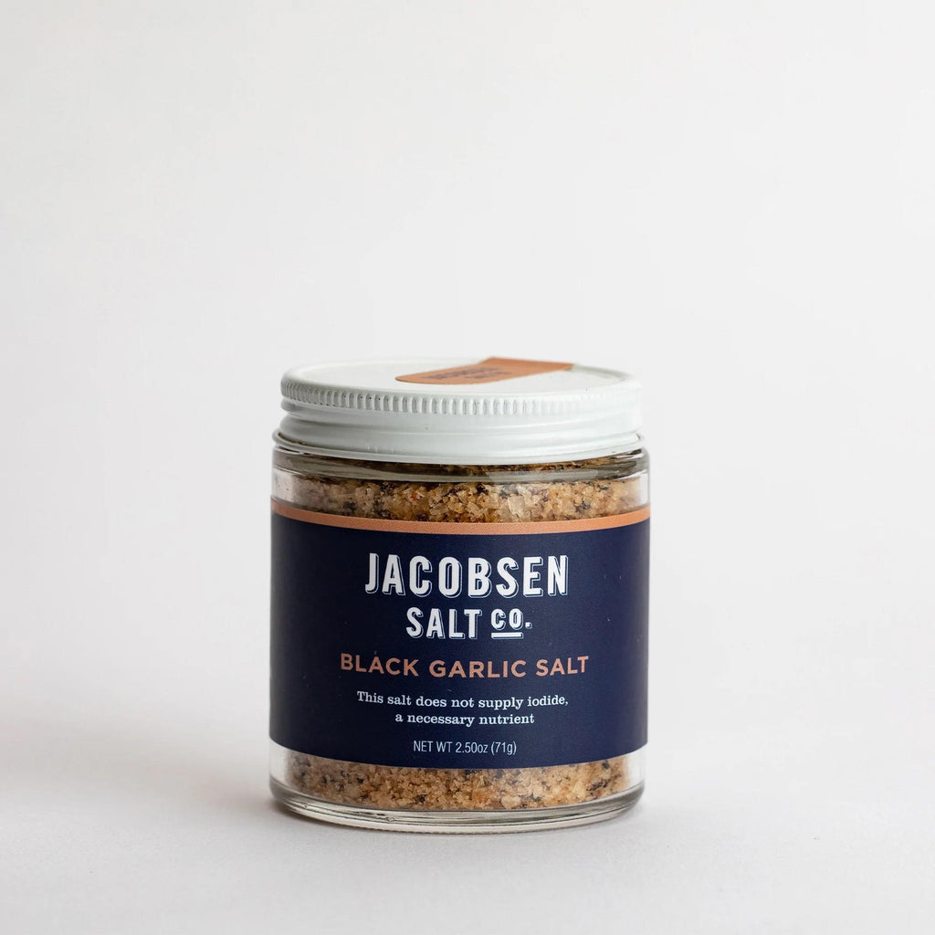 Jacobsen Salt Co Black Garlic Salt 2.5oz NWFG - Jacobsen LLC
