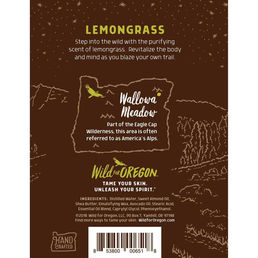 Wild For Oregon Wallowa Meadow Lemongrass Body Lotion 6oz NWFG - Wild For Oregon