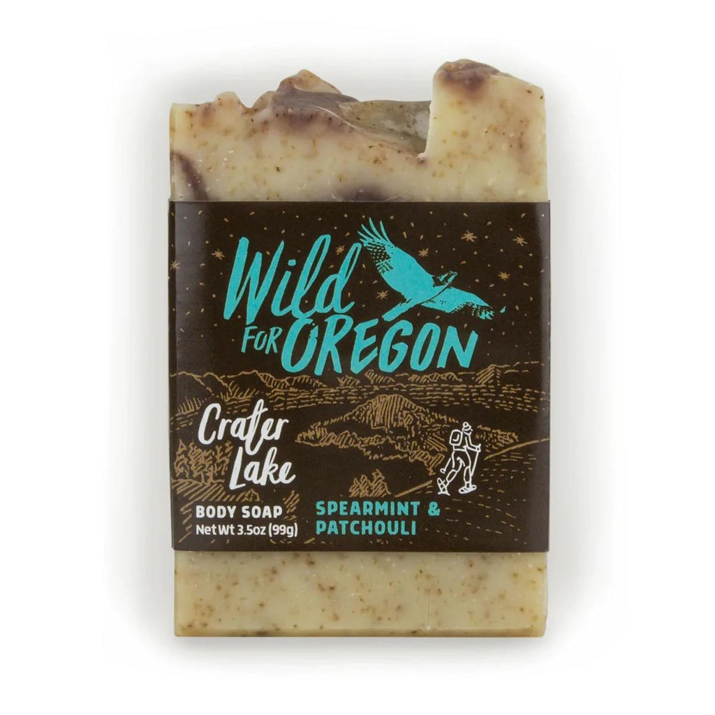Wild For Oregon Crater Lake Spearmint and Patchouli Body Soap 3.5oz NWFG - Wild For Oregon