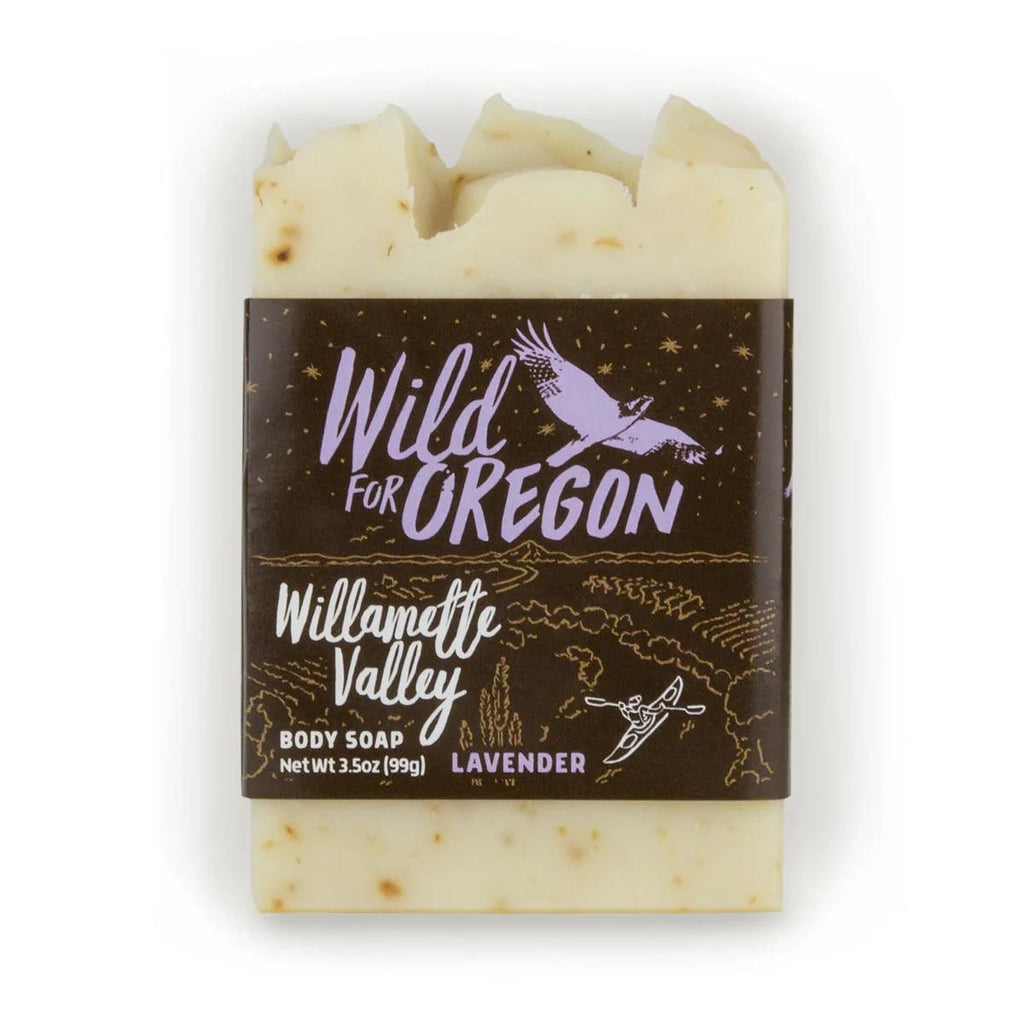Wild For Oregon Willamette Valley Lavender Body Soap 3.5oz NWFG - Wild For Oregon