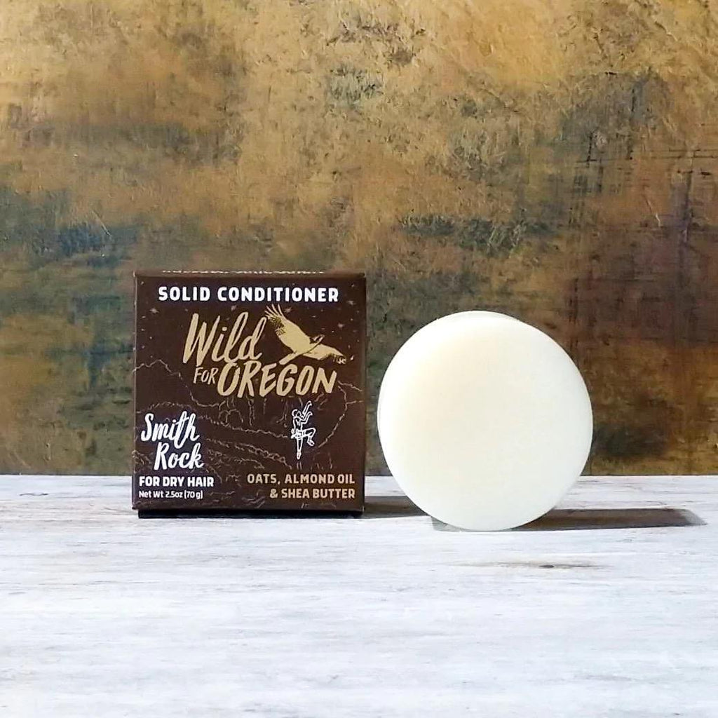 Wild For Oregon Smith Rock Oats, Almond Oil and Shea Butter Solid Conditioner 2.5oz NWFG - Wild For Oregon