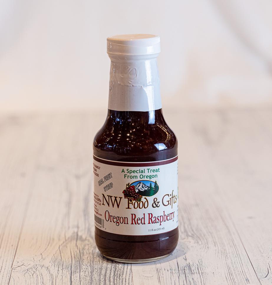 NW Signature Red Raspberry Syrup 11 fl oz NWFG - NW Food and Gifts Signature Products