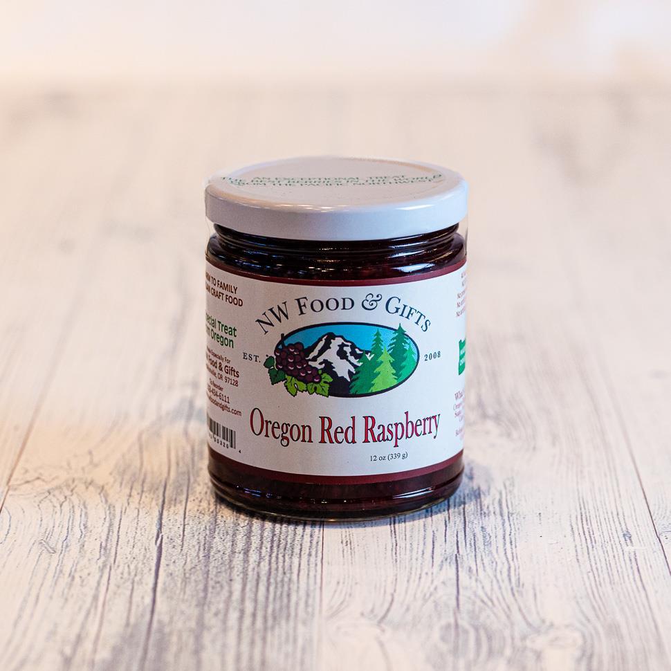 NW Signature Red Raspberry Jam 12oz NWFG - NW Food and Gifts Signature Products