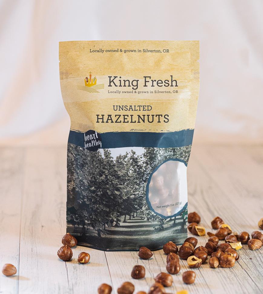 King Fresh Unsalted Hazelnuts 8oz NWFG - King Fresh Produce & Hazelnuts