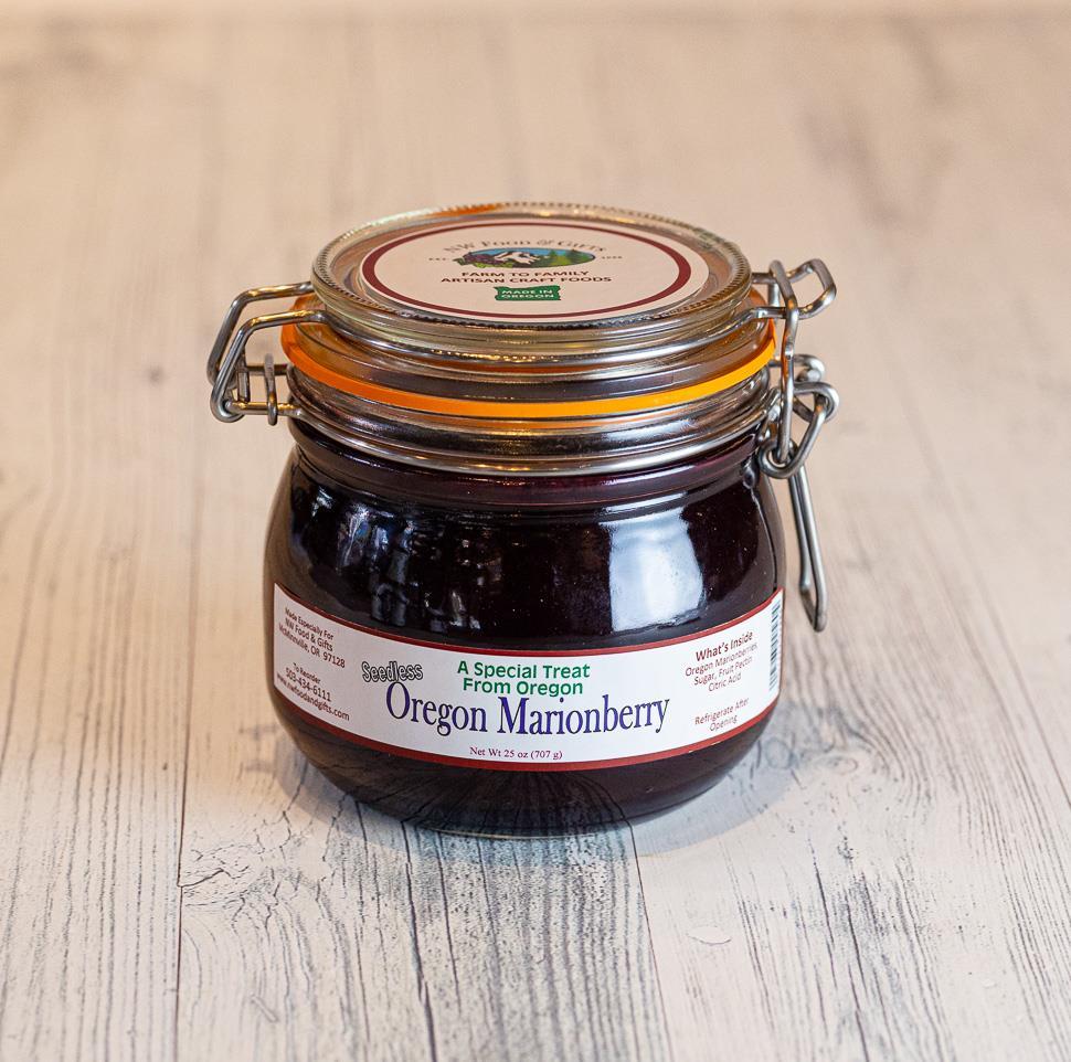NW Signature Granny Jar Marionberry Jam 25oz NWFG - NW Food and Gifts Signature Products