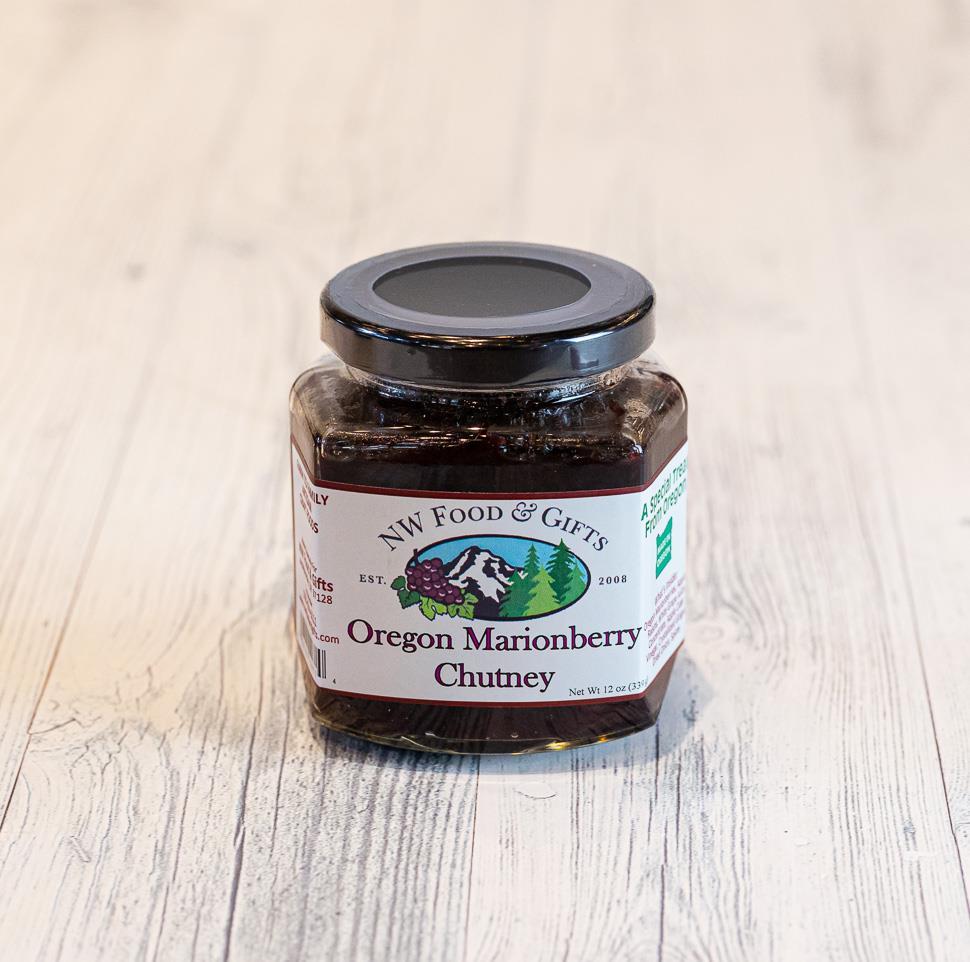 NW Signature Marionberry Chutney 12oz NWFG - NW Food and Gifts Signature Products