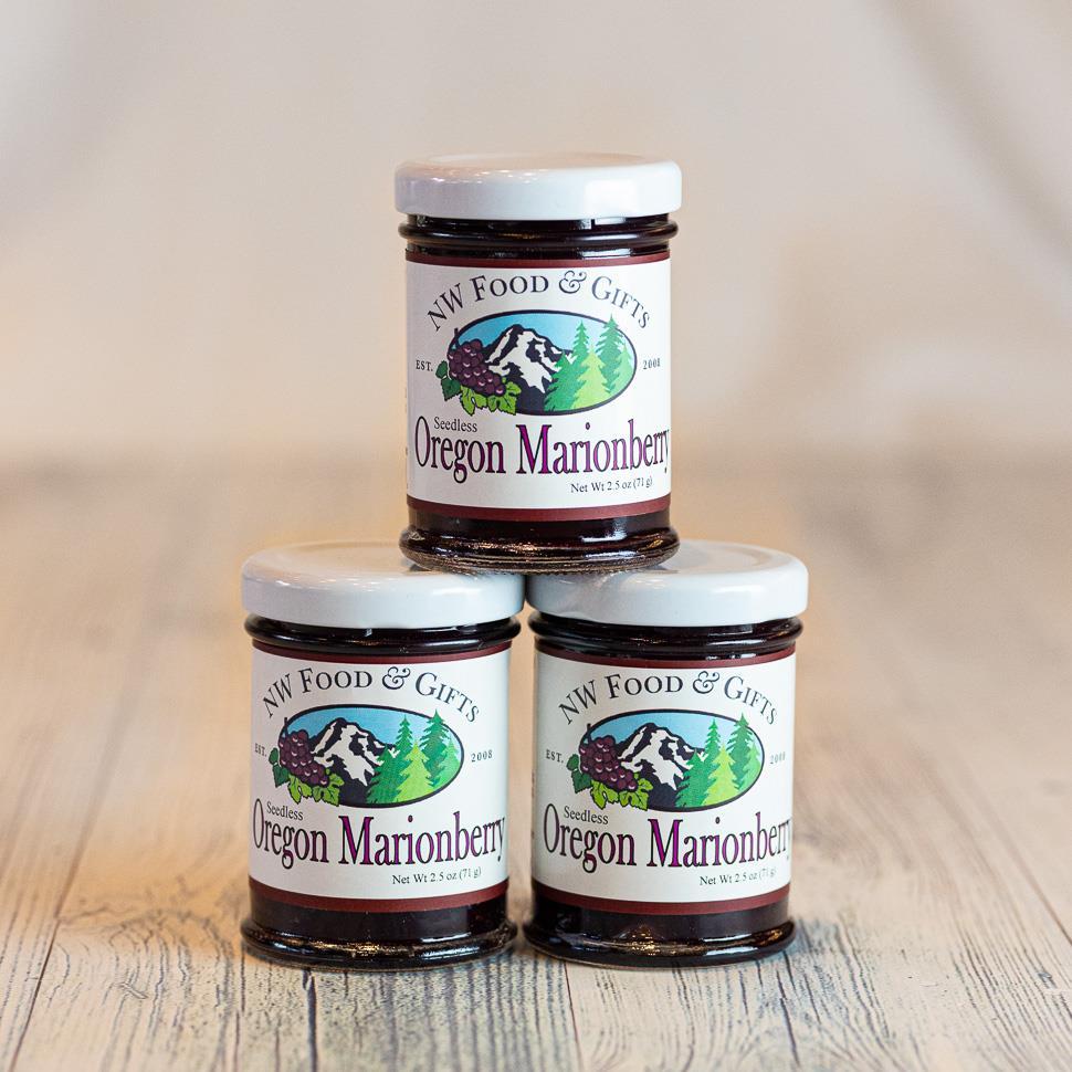 NW Signature Marionberry Jam 2.5oz NWFG - NW Food and Gifts Signature Products