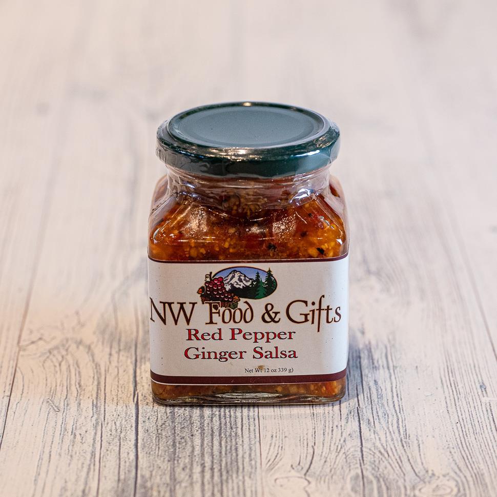 NW Signature Red Pepper Ginger Salsa 12oz NWFG - NW Food and Gifts Signature Products
