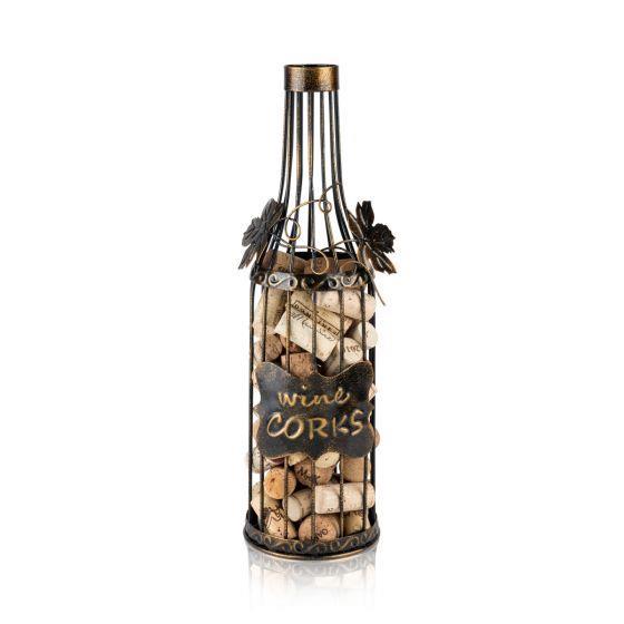 True Brands Wine Bottle Cork Holder NWFG - True Brands