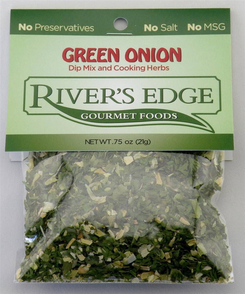 Rivers Edge Green Onion Dip Mix 0.75oz NWFG - Rivers Edge Gourmet Foods