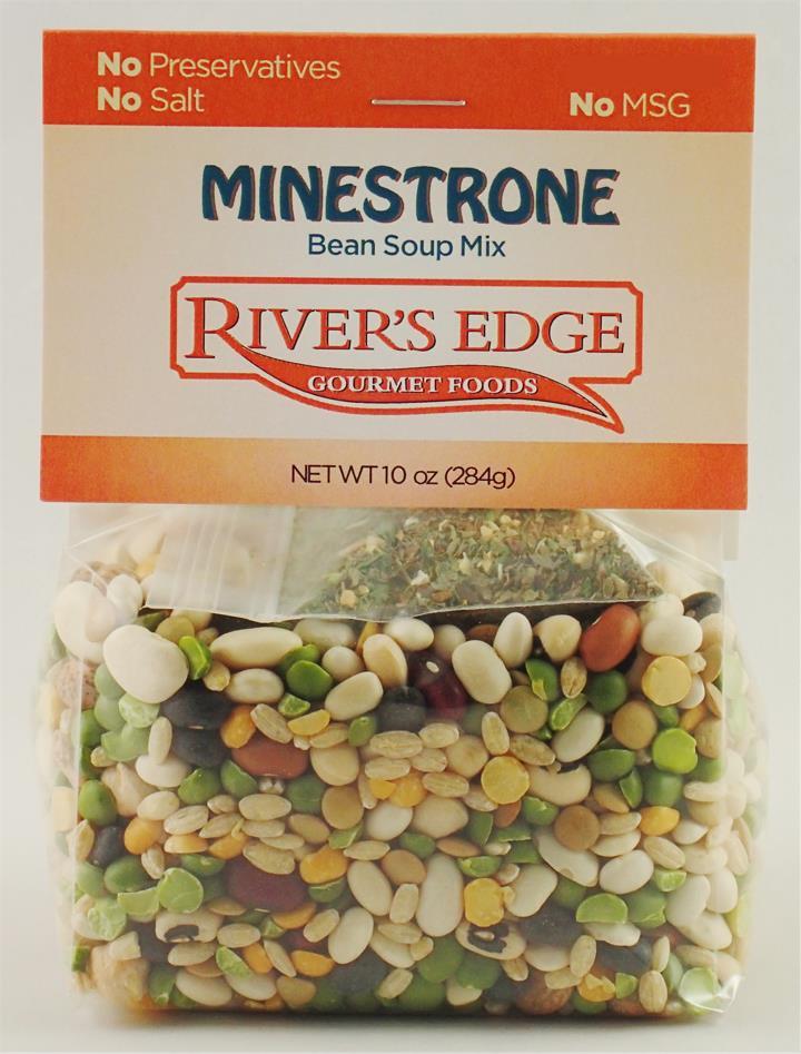 Rivers Edge Minestrone Soup Mix 10oz NWFG - Rivers Edge Gourmet Foods