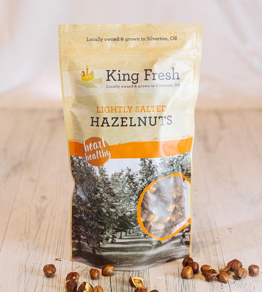 King Fresh Lightly Salted Hazelnuts 16oz NWFG - King Fresh Produce & Hazelnuts