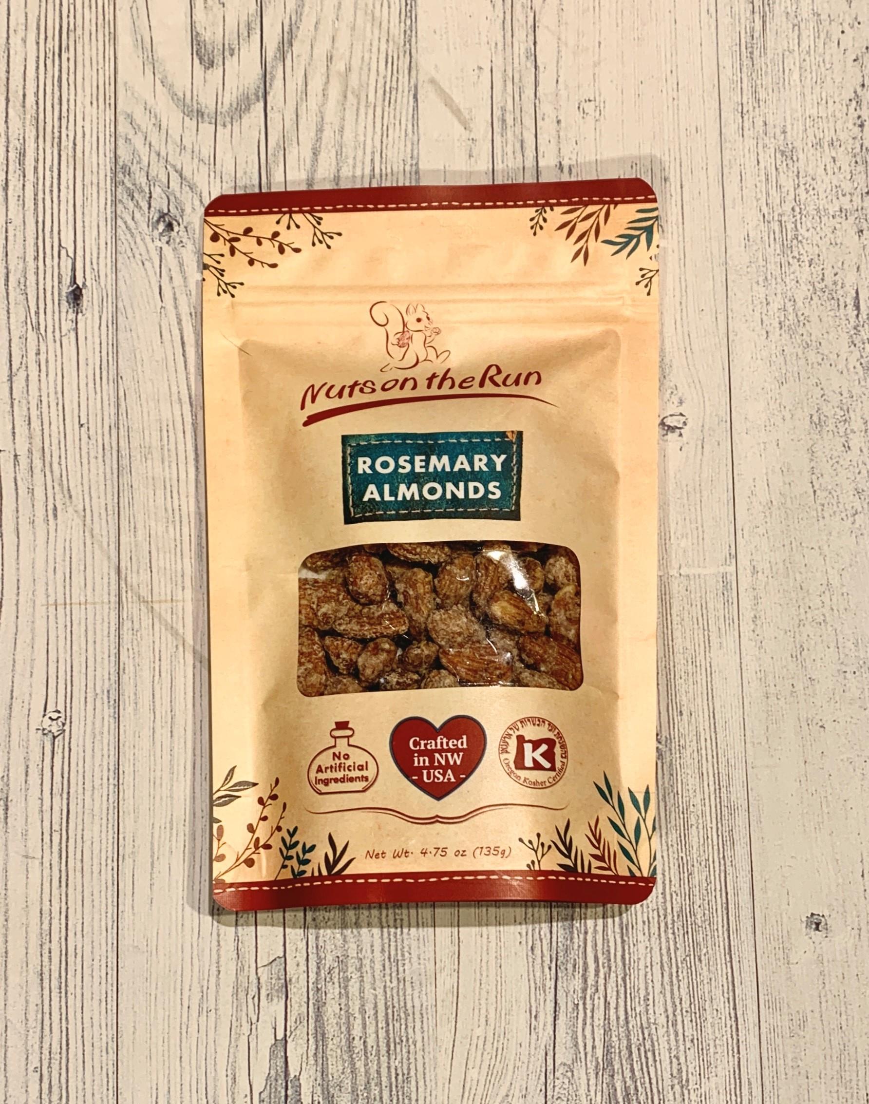Nuts on the Run Rosemary Almonds 4.75oz NWFG - Nuts on the Run