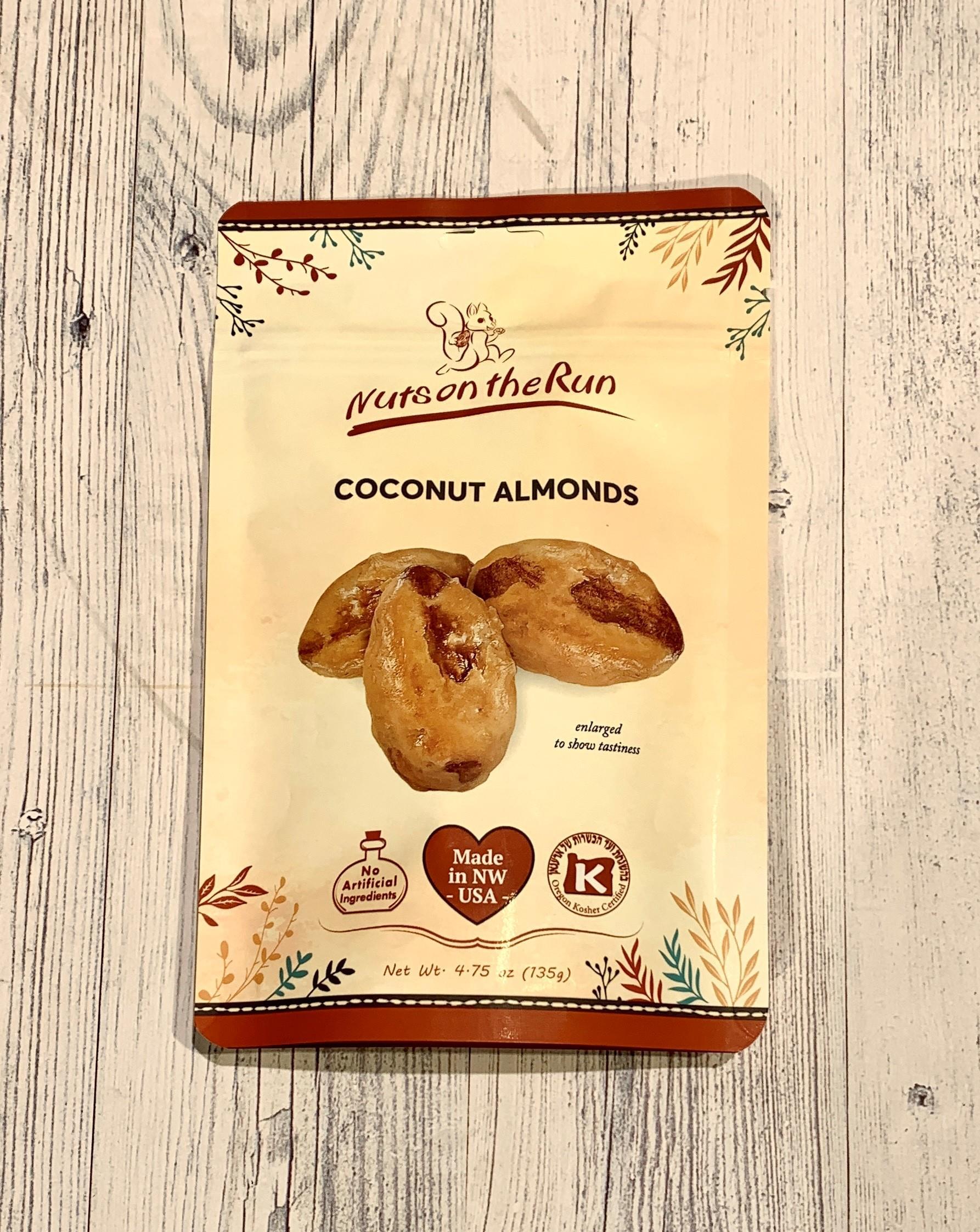 Nuts on the Run Coconut Almonds 4.75oz NWFG - Nuts on the Run