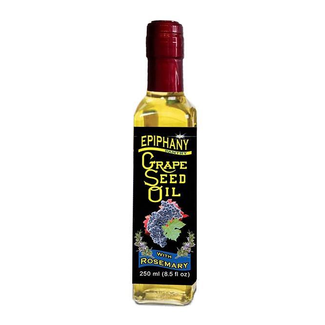 Epiphany Pantry Grape Seed Oil With Rosemary 8.5 fl oz NWFG - Crate Expextations LLC