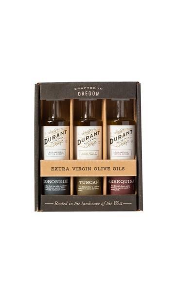 Durant Olive Mill EVOO Trio Box Olive Oil NWFG - Durant Vineyards