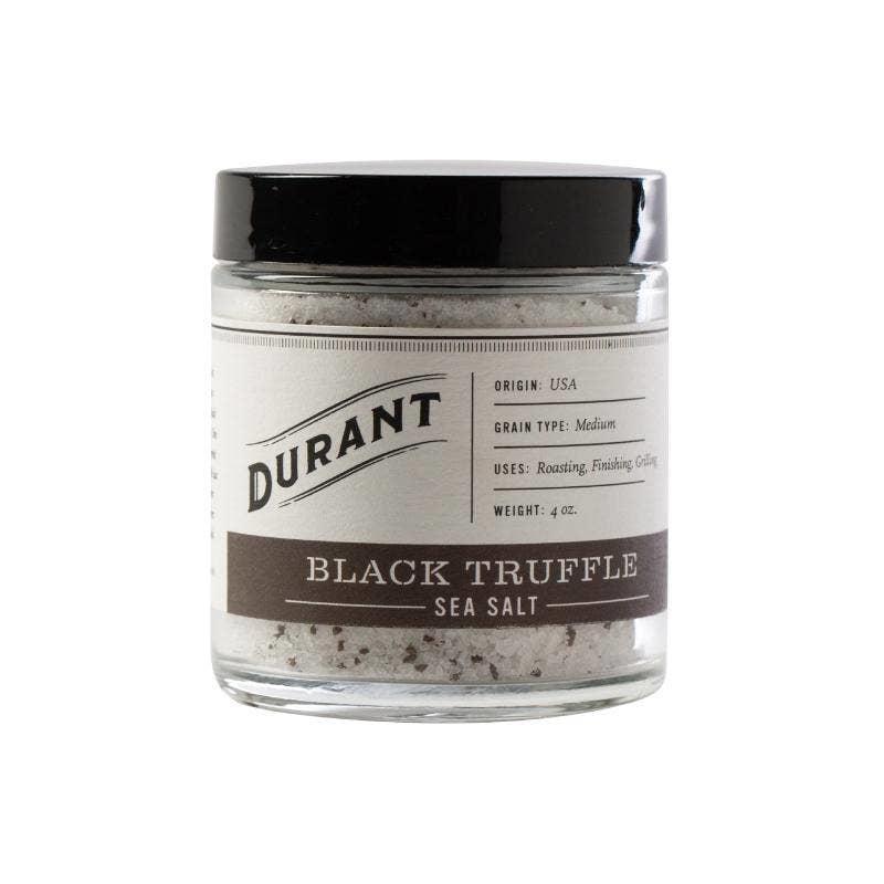 Durant Black Truffle Sea Salt 4oz NWFG - Durant Vineyards
