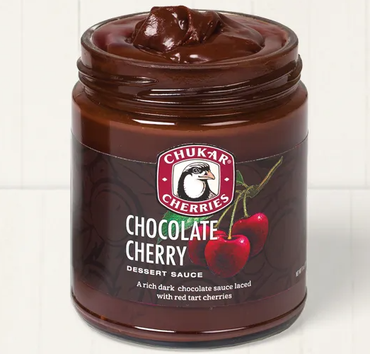 Chukar Cherries Chocolate Cherry Dessert Sauce 11oz NWFG - Chukar Cherries